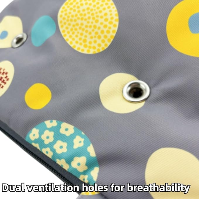 Warm Bird Carrier Bag for Winter Shoulder/Hand Bag Outdoor Portable Travel Carrier with Air Holes for Parakeets Lovebirds Conures Quarkes Caique (Grey,Medium)