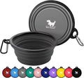 Rest-Eazzzy Large Collapsible Dog Bowls 1000 ml, 2-Pack Dog Portable Water Bowl for Dogs Cats Pet Foldable Feeding Watering Dish for Traveling Camping Walking with 2 Carabiners, BPA Free