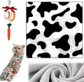 Cat Grooming Wrap for Cutting Nails, 27.6" Anti-Scratch Anti-Escape Cat Holder for Claw Clipping, Self-Adherent Soft Cat Swaddle Wrap for Nail Trimming for Cats & Kittens (1,21.65*21.65 inch)