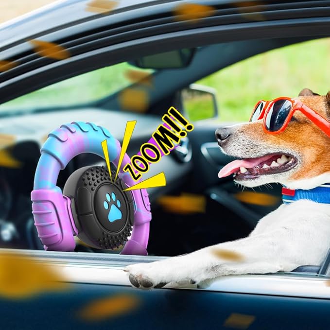 Dog Toys for Aggressive Chewers Large Medium Small Breed, Indestructible Durable Tough Dog Chew Toys to Keep Them Busy, Nylon Rubber Interactive Dog Toys