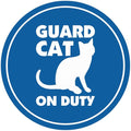 Circle Guard Cat on Duty (Blue) - Large