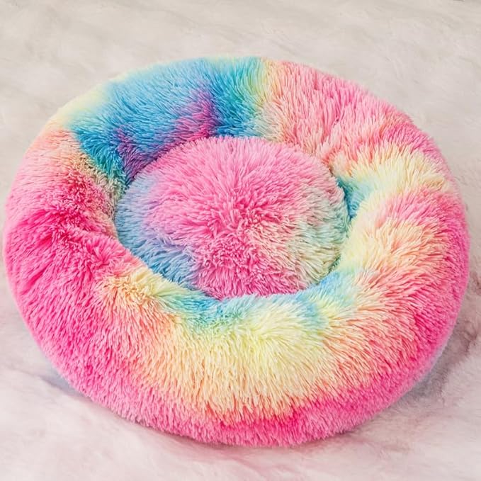 Dog Bed Cat Bed Rabbit Beds Cat Pillow Puppy Bed Fluffy Pet Bed Kitten Cave Warm Bed Bunny Bed for 5Kg Pet