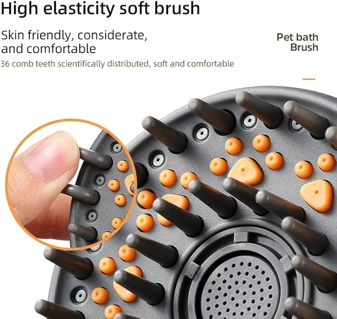 SELLO Dog Shower Attachment, 3-mode High Pressure Pet Shower Attachment Dog Bath Supplies, Shower Massage, Grooming Tool for Dogs, Including Long Hose and Shower Holder