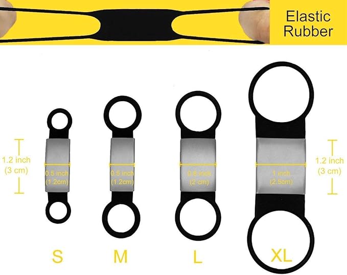 Silent Slide On Puppy Dog Cat ID Tags,Elastic Silicone Band and Stainless Steel Name Plate, Personalized Laser Engraved On Collar,Universal Design for Most Style Pet Collars