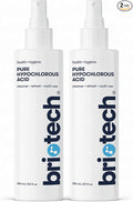 BRIOTECH Pure Hypochlorous Acid Spray and Cleanser, Original Premium HOCl Topical Solution, Multi-Purpose Cleaner, Family Approved & Pet Friendly, 8.5 fl oz (2 Pack)