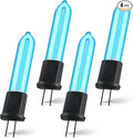 Qualirey 4 Pack UV C Light Bulb Compatible with Clarifion ODRx Cat Odor Deodorizer & Eliminator, Replacement Light Bulb for Home Pets Air Purifiers, Odor Eliminator Reduce Pet Odors, Smoke, Dust