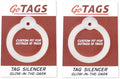 GoTags Dog Tag Silencers, Glow in The Dark Silencer to Quiet Noisy Pet Tags