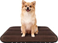 Dog Crate Pad, Ultra Soft & Anti-Slip Kennel Mat, Secure Fit for Metal Crates & Dog Cages, Washable Cozy Bed for Small Medium Large Dogs (Dark Brown, M(28"*16"*1.5"))