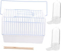 KESYOO 1set Portable Bird Carrier Cage for Travel Lightweight Bird Travel Cage Handle for Parrots and Outdoor Adventures Metal and Design