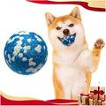 Dog Balls, Indestructible Tennis Balls for Dogs, 2.5'' Durable Bouncy Dog Toys for Aggressive Chewers, Interactive Dog Toys for Fetch Game, Lightweight Floating Chew-Proof (1 Pack)