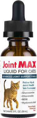 Liquid for Cats – Joint & Mobility Support Supplement with Glucosamine, MSM, Chondroitin, Omega-3 – Helps Ease Stiffness & Discomfort – 2 fl oz – Made in USA – NASC Certified