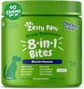 Zesty Paws 8-in-1 Bites for Dogs + Hemp Seed, 90 Count (Packaging May Vary)
