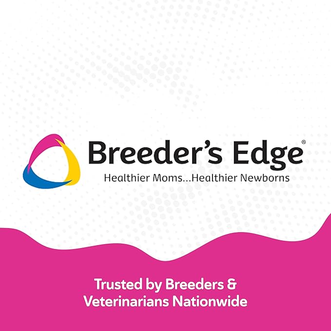 Breeder’s Edge Oral Cal Plus Powder, Calcium & Vitamin D₃ Whelping Supplement for Nursing Dogs and Cats, Supports Healthy Bones, Teeth & Lactation, 300g