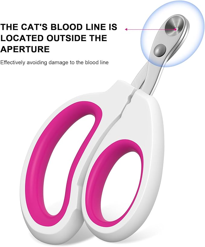 Aogeili Cat Specific Nail Clipper, Avoiding Excessive Cutting, Suitable for Beginners. It Can Also be Used for Small Animals Such as Birds, Hamsters, Rabbits, Hedgehogs, Ferrets, Guinea Pigs, Etc.