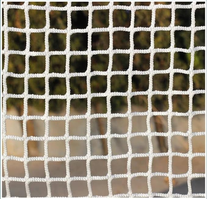 Safety Net for Stairs, Kids Pet Cat Protective Netting, Fence Railing Door Balcony Netting, Decoration Grid Net, Playground Isolation Net(Size:1.5M×2M(5FT×6.5FT),Color:White)