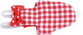 Bird Diaper Red Cotton Adjustable Parrots Pilot Suit for Macaw Budgies Safe Soft Comfortable for Parakeet 1x Bird Diaper (25.5cm Red Plaid)