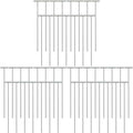Amosfun 45pcs Pigeon Cage Door Bird Entrance - Iron T Shape One Way Bar Curtain for Bird Cages