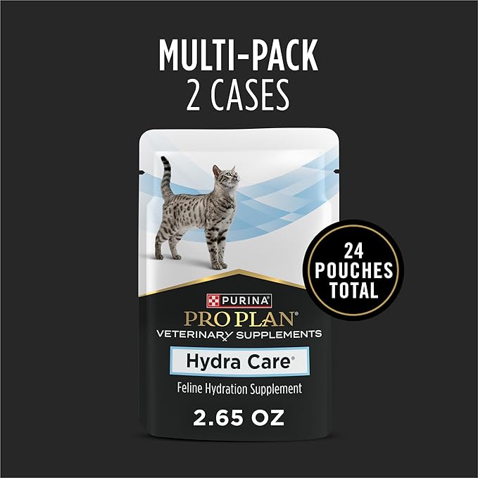Purina Pro Plan Veterinary Supplements Hydra Care Cat Supplements - (Pack of 24) 2.65 oz. Pouches