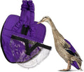 Hen Holster Starter Kit - Wrap-Around Runner Duck Diaper w/ Removable Liner & Fixed Tab - Durable, Secure Fit, Easy-to-Wear - Essential Duck Supplies for Real Ducks, Made in USA - Purple