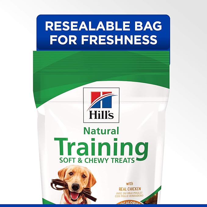 Hill's Natural Soft and Chewy Training Dog Treats, Chicken, 3 oz. Bag