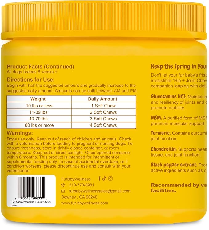 Maximum Support Daily Dog Multivitamin – Advanced Care Formula for Fast Relief of Hip & Joint, Skin & Coat, Immune & Allergy Health – Glucosamine, Chondroitin, Probiotics & Omega Fish Oil – 90 Chews