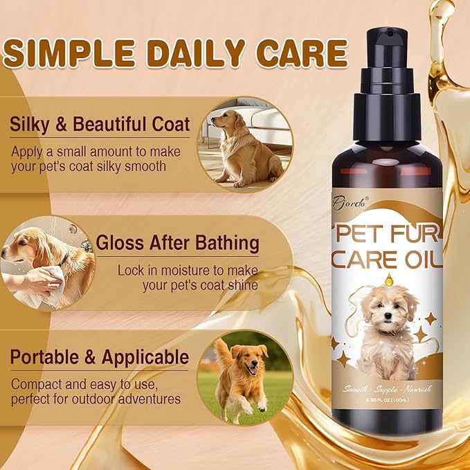 Soft Pet Palm Brush for Dog & Cat, Dog Palm Shampoo Brush for Grooming & Cleaning, Handle Brushes for Short & Long Haired Cat, Natural Pet Fur Care Oil for Reducing Shedding, Shining Coat