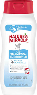 Nature's Miracle Nature’s Miracle Puppy Shampoo & Conditioner, 16 Oz, Cotton Breeze Scent