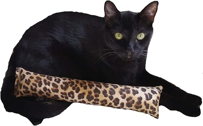 15" Catnip Cat Kicker Toys/Kitty Kick Sticks/Cat-Nip Kick Sticks (Cheetah) (Kickers Filled with 1 oz Premium Canadian Catnip)