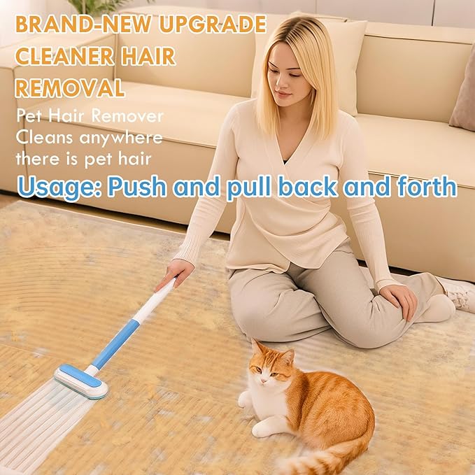 Pet Hair Remover for Couch,18 Inch, Suitable for dog and cat hair, Washable, Reusable, Suitable for Sofas Carpets Sheets and Other Furniture, Eco-friendly and durable