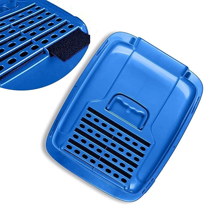 10 Pack Cat Litter Box Filter Replacement, Activated Charcoal Carbon Odor Filter Inserts, Compatible with Van Ness Corner Enclosed Cat Pan & CP77 Enclosed Sifting Litter Pan