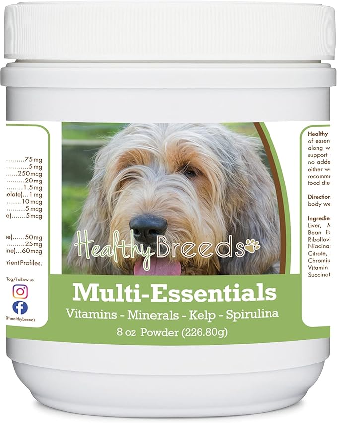 Healthy Breeds Otterhound Multi-Essentials Powder for Dogs - an Ideal Supplement of Vitamins, Minerals & Antioxidants for Your Dog - 8 oz