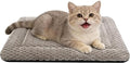 Dog Bed Mat – Soft & Comfortable Dog Kennel Pad for Crate – Durable Crate Bed & Mat for Dogs & Cats (Light Gray, XS(18"*14"*1.5"))