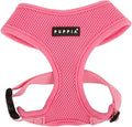 Puppia Soft Dog Harness No Choke Over-The-Head Triple Layered Breathable Mesh Adjustable Chest Belt and Quick-Release Buckle, Pink, Small