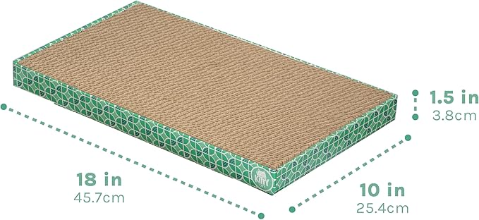 Kitty City XL Wide Corrugate Cat Scratchers 3 Pieces, Cat Scratching, Cat Scratch Pad, Door Clips, Furniture Protectors from Cat Scratching
