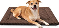 Dog Bed Mat - Dog Crate Pad - Reversible Mat for Pet Comfort - Soft Bed Crate Pads for All Seasons - Durable, Machine Washable Mat for Crates, Travel, and Home (Dark Brown, 30" L*20" W*1.5" Th)