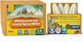 Farm to Feathers™ Wholesome Spray Bird Millet & Cuttlebone Bundle – USA Grown Millet Sprays for Parakeets, Budgies, Cockatiels, Finches & Canaries – 2 lb Wholesome Millet + 4” Cuttlebone (4 Pack)