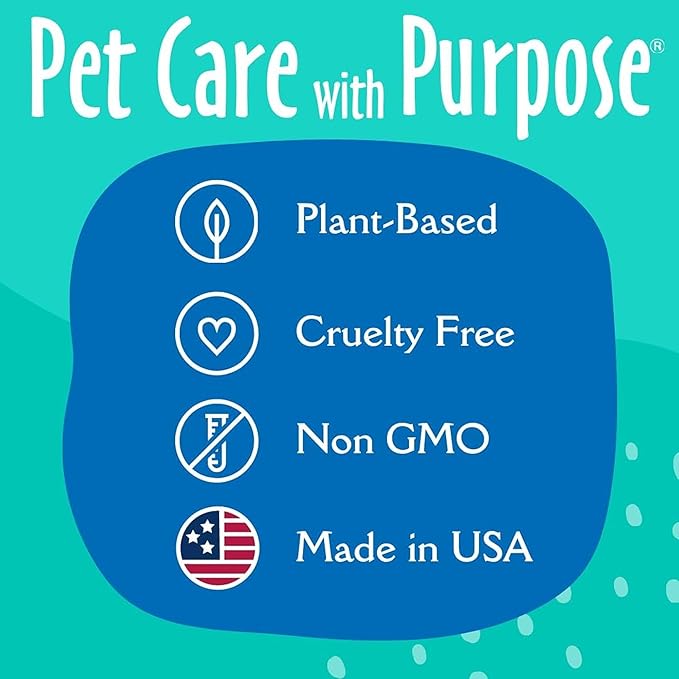 earthbath, Hypo-Allergenic Cat Wipes - Fragrance Free Cat Wipes for Paws and Butt, Best Pet Wipes for Cats with Sensitive Skin, Made in USA, Cruelty-Free Cat Cleaning Wipes - 100 Count (2 Pack)