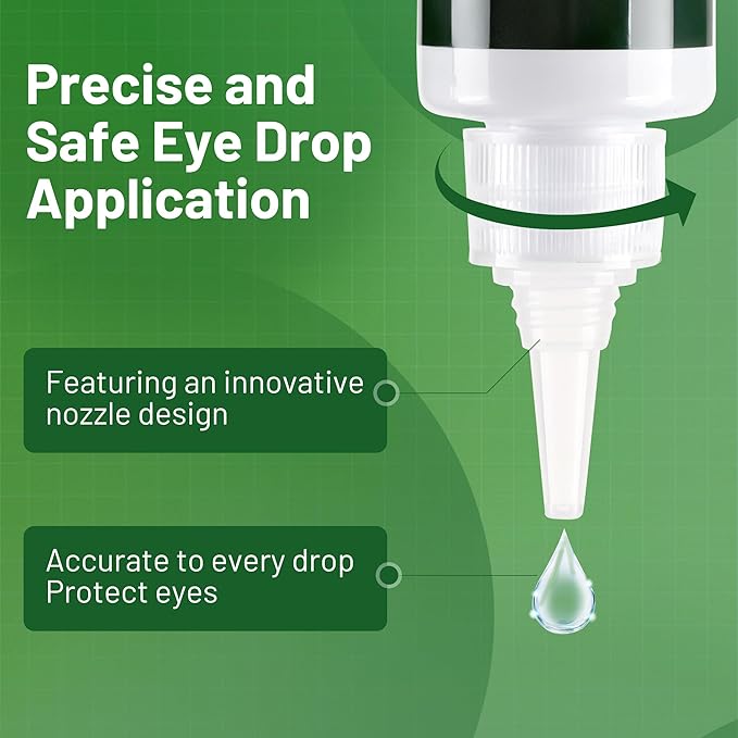Pet Eye Drops for Dogs & Cats, Gentle & Safe Formula, Relieves Eye Itching, Redness & Irritation, Supports Healthy Eyes, Suitable for All Breeds & Ages, 60ml