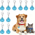 Cat Bell, Small Matte Pet Copper Bell Collars Charm with Lobster Buckle Loud Crisp Sound Anti-Lost Pendant Accessory