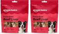Amazon Basics Freeze-Dried Raw Single Ingredient Dog Treats (Previously Wag), Beef Liver, High Protein, Grain-Free, 3.3 Ounce (Pack of 2), Packaging May Vary