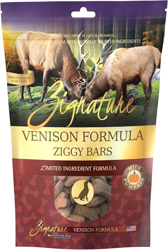Zignature Venison Limited Ingredient Formula Biscuit Dog Treats 12oz