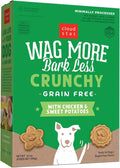 Cloud Star Wag More Bark Less - Dog Treats - Crunchy Biscuits - Grain Free Chicken & Sweet Potato - 14 oz Box
