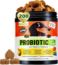 Dog Probiotic Soft Chews 200, Support Gut Health, Immunity, Diarrhea Gas Relief Digestive Balance, Relieve Itchy Skin, with Pumpkin Blueberry, 6 Digestive Enzymes, 4 Prebiotics, 6 Probiotics for Dogs