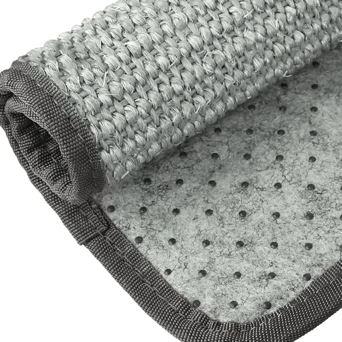 Cat Scratching Pad Natural Sisal Sofa Corner Furniture Protector Scratcher Mats Protecting Carpets and Sofas Couch Corner Furniture Anti-Slip Sisal Cat Repellent Mat for Sofa Bed Desk Legs