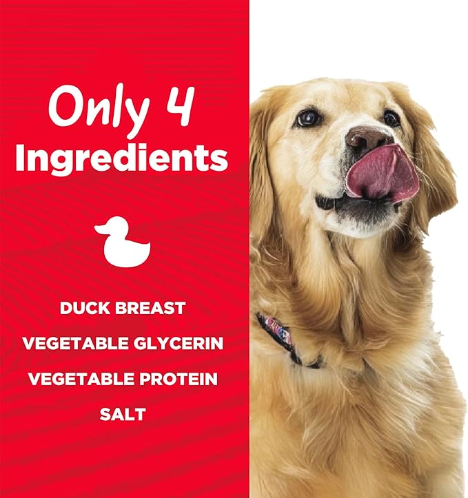 Country Kitchen Duck Jerky Tender Dog Treats, Made with Real Duck, High Protein, Low Fat, No Artificial Colors, 16 oz