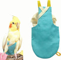 Bird Flight Suits Diapers, Parrot Flight Suits Diapers for Quaker Parakeets Cockatiels Conures Macaw African Grey, Bird Diaper, Parrot Clothes (Blue,XS)