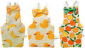 Parrot Diaper, Bird Diapers Clothes for Pigeons, 3-Piece Breathable Washable Animal Clothing for Parakeet, Budgerigar, Canary, Macaw, Housewarming