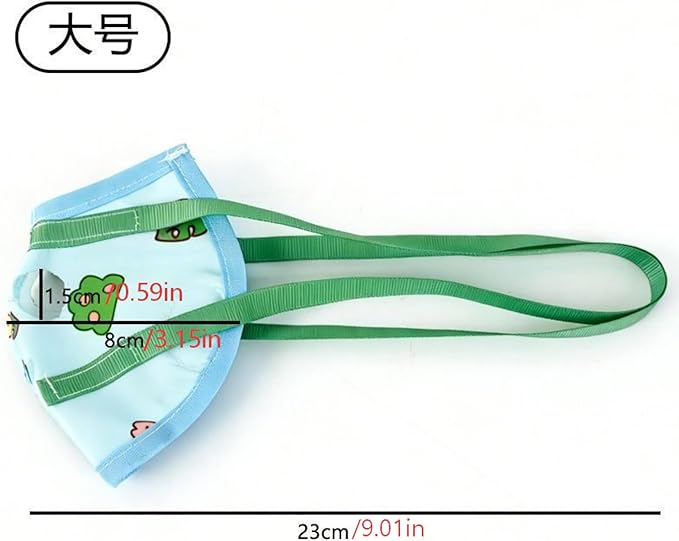 Portable Bird Tote Bags, Small and Medium-Sized Parrot Escape Resistant Tote Bags, Safety Belts, Scratch Resistant Protective Clothing for Daily Outdoor Activities and Nail Trimming (Large Size)