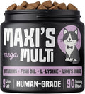 Human-Grade Cat Multivitamin | 15-in-1 Cat Vitamins for Indoor Cats + Fish Oil + L-lysine + Lion's Mane | Feline Vitamins and Supplements | 45 Day Supply of Soft Chews
