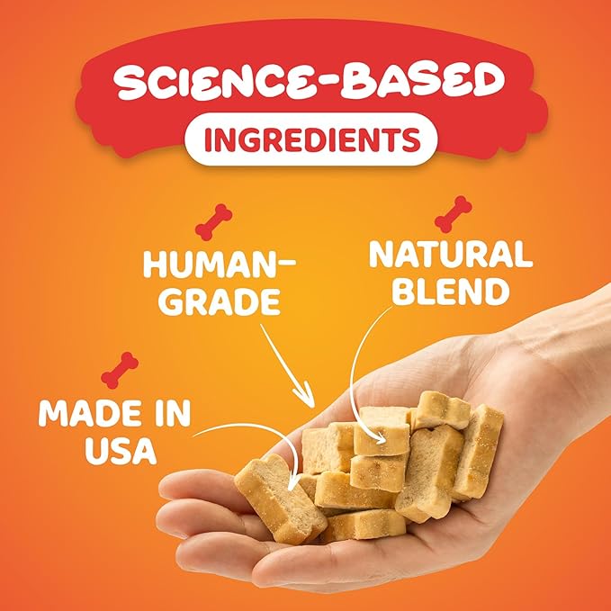 Paw Science Dog Vitamins and Supplements, 20-in-1 Multivitamin Treats for Dogs - Glucosamine, Probiotics, Wild Alaskan Salmon Oil, Chondroitin, MSM & More - Bacon Flavor - 90 Count